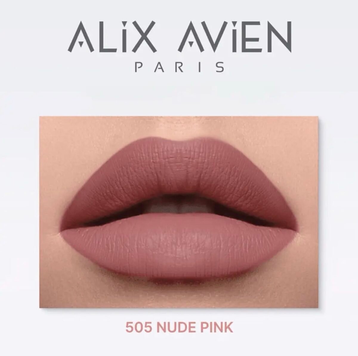 ALIX AVIEN MATTE LIQUID LIPSTICK- 505 NUDE PINK