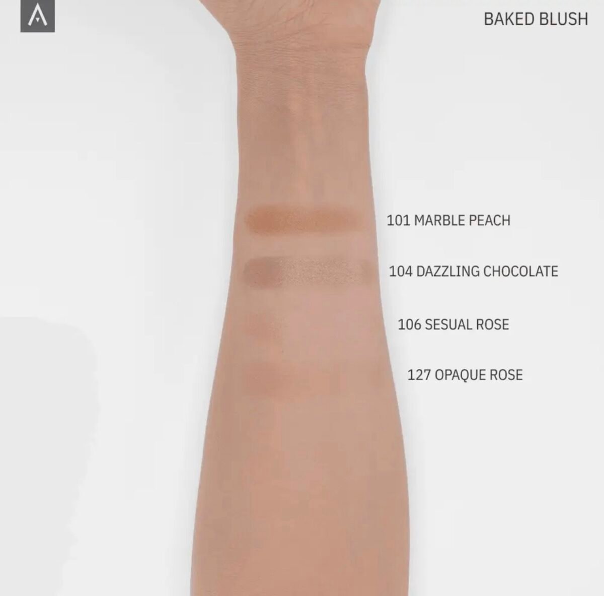ALIX AVIEN BAKED BLUSH- 104 DAZZLING CHOCOLATE